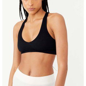 NWT Free People Make It Mine Bralette / Black